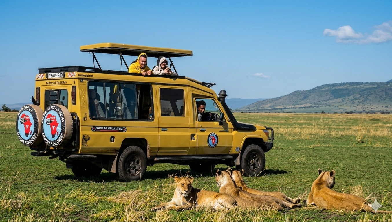 Honeymoon Safari Package — luxury camp at sunset, Serengeti Tanzania